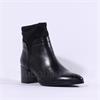 Regarde Le Ciel Taylor Stretch Cuff Boot - Black Leather